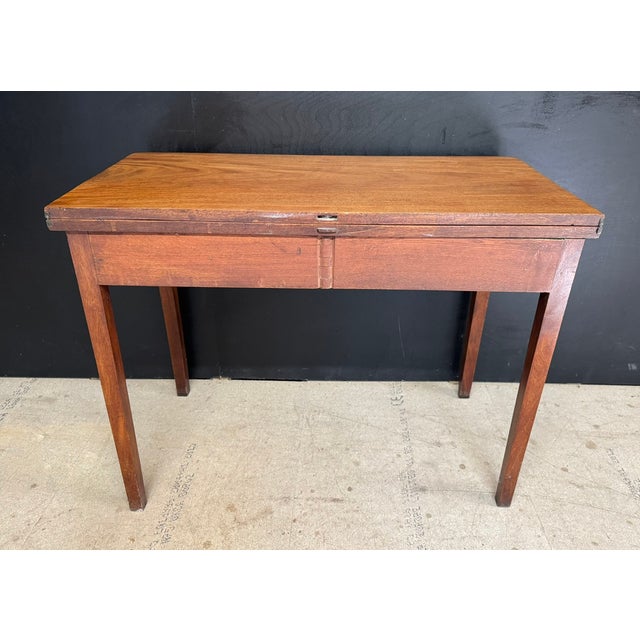 Brown Antique Georgian Mahogany Tea Table, 1800 For Sale - Image 8 of 12