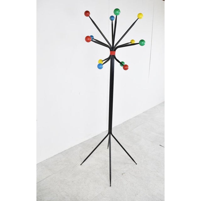 Mid-Century Atomic Coat Stand, 1950s For Sale - Image 9 of 10