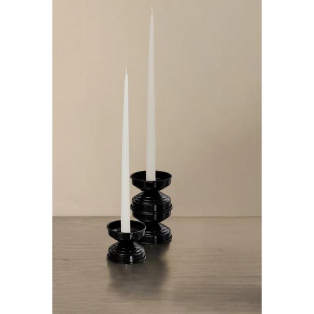 Not Yet Made - Made To Order Rl 05 Mini Candleholder in Silver Plated Brushed Brass by Caspal For Sale - Image 5 of 7