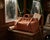 Swaine & Adeney Vintage English Cognac Leather Gladstone Travel Bag – Royal Warrant, Keys & Brass Hardware For Sale - Image 10 of 10