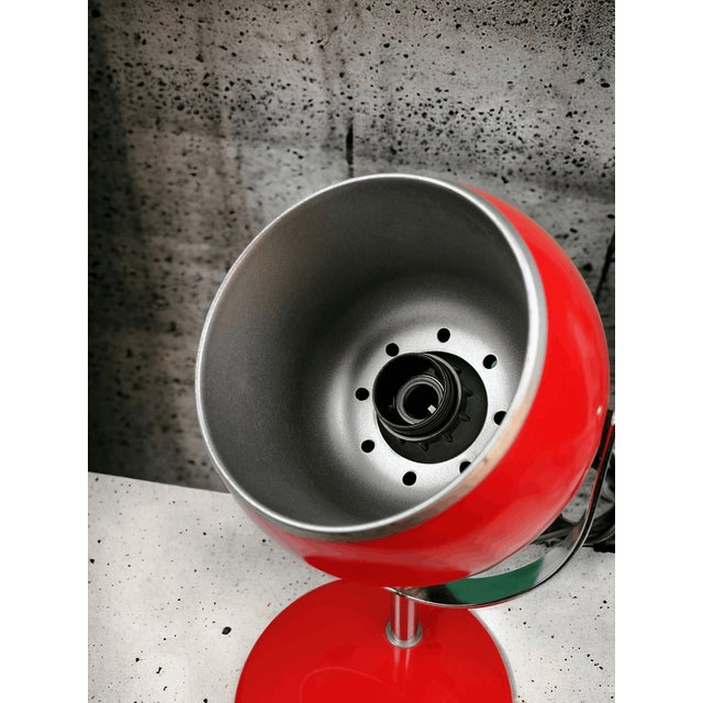 1970s Space Age Eyeball Table Lamp from Veneta Lumi, 1970s For Sale - Image 5 of 7