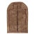 Vintage Felted Rug in Brown With Geometric Pattern by Rug & Kilim For Sale