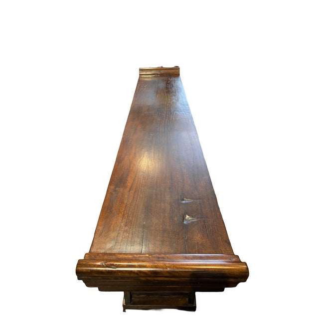 Chinese 1980s Hand-Carved Chinese Altar Table For Sale - Image 3 of 8