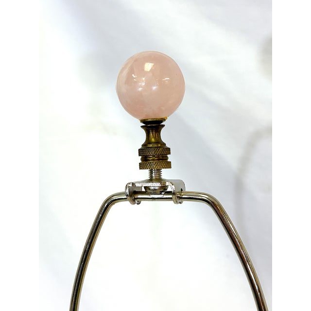 Vintage Mid Century Barbiecore Pink Ceramic Lamps- A Pair For Sale - Image 11 of 14