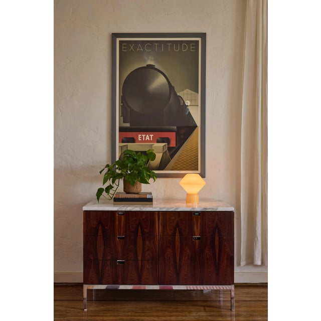 1980s Memphis Style 'Conica' Pale Yellow Glass Table Lamp for Artemide. Designed by Alessandro Mendini. Handcrafted in...