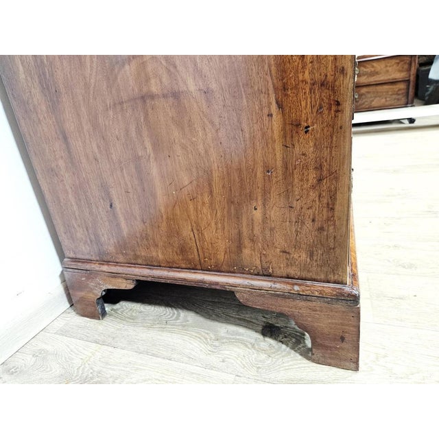 Victorian Mahogany Secretaire with Library For Sale - Image 9 of 18