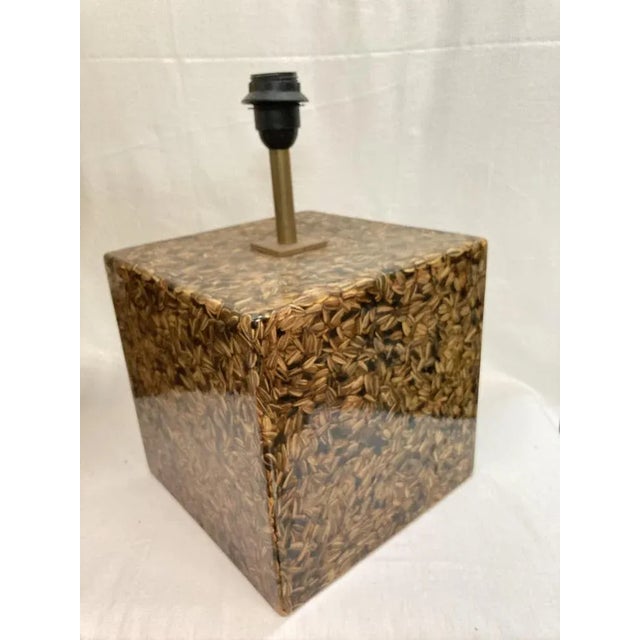 Mid-Century Modern Resin Lamps by Romeo Paris, 1980, Set of 2 For Sale - Image 3 of 5