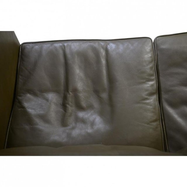 2422 2-Seater Sofa in Green Leather by Børge Mogensen, 1980s For Sale - Image 10 of 18