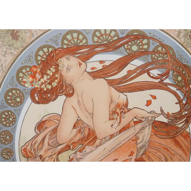 Alphonse Mucha, Les Arts: La Danse, Lithograph For Sale - Image 5 of 9
