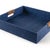 Not Yet Made - Made To Order Regina Andrew Logia Square Tray Large in Indigo For Sale - Image 5 of 6