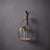 Kenneth Ludwig Chicago Hanging Bottle Vase in Teardrop Frame (Set of 2) For Sale - Image 4 of 5