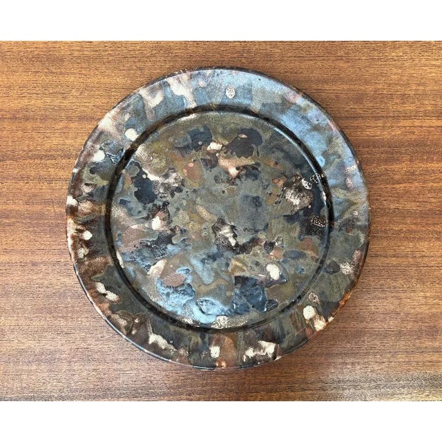 Mid-Century German Studio Pottery Bowl, 1960s, in Very Good conditions. Designed 1960 to 1969