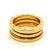 1990s Bulgari B.zero1 Three-Band Ring in 18k Yellow Gold, Size 7.5 For Sale In Miami - Image 6 of 11