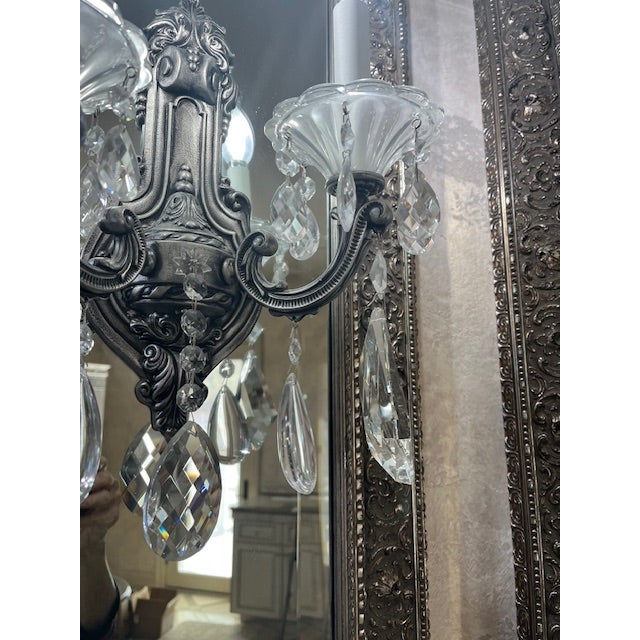 Exquisite Schonbek La Scala Wall Sconces For Sale In Phoenix - Image 6 of 6