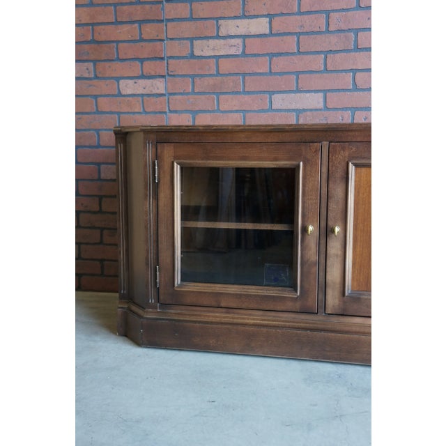 Wood Ethan Allen Weston Media Cabinet For Sale - Image 7 of 10