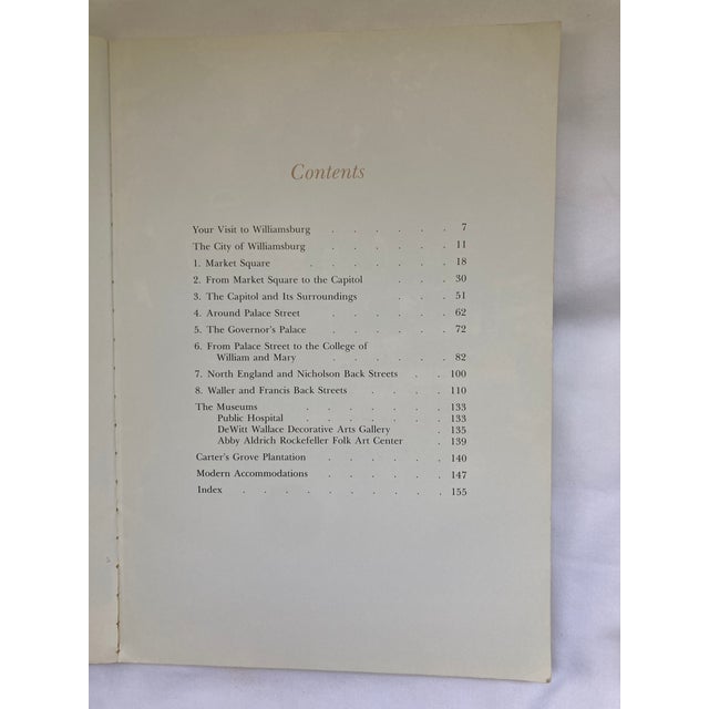 Official Guide to Colonial Williamsburg / Vintage Historical Booklet For Sale - Image 4 of 7