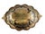 Brass Vintage Hammered Brass Footed Bowl With Claw Feet & Handles – Hollywood Regency Centerpiece For Sale - Image 8 of 8