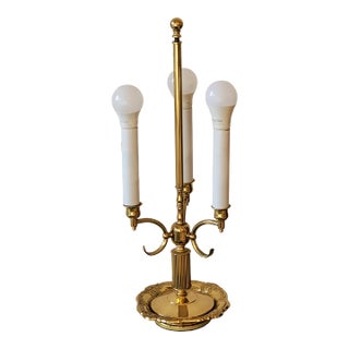 Mid-Century Bouillotte Table Lamp For Sale