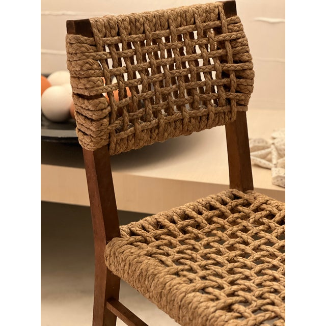 1950s Chair by Adrien Audoux & Frida Minet for Vibo Vesoul, 1950s For Sale - Image 5 of 6