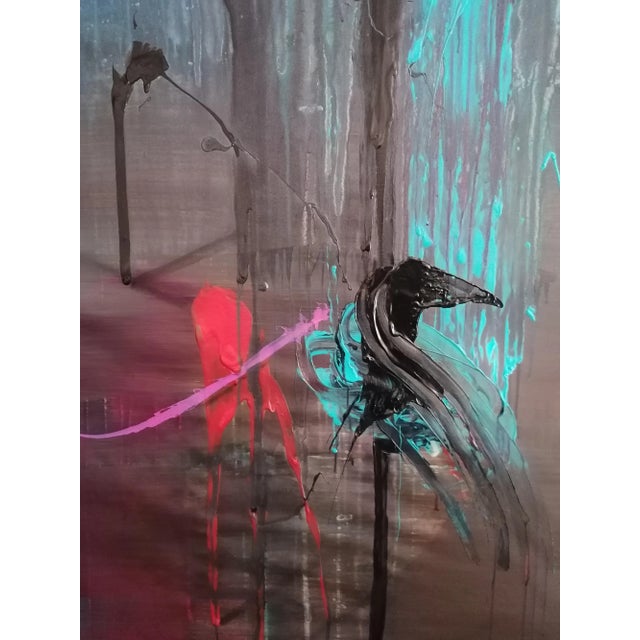 Stefano Mazzolini, Corchi, 2023, Acrylic & Oil on Canvas For Sale - Image 6 of 12