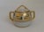 Neoclassical Antique Pickard Hand-Painted Gilt Greek Key Creamer and Sugar Set – 2 Pieces For Sale - Image 3 of 8