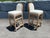 Wood 1970s Pair of Wicker Pencil Reed Brass Upholstered Bar Stools After Gabriella Crespi For Sale - Image 7 of 12