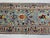Textile Blue Gray Persian-Style Floral Wool Runner Rug, Natural Dyes, 2'9" X 9'7" For Sale - Image 7 of 14