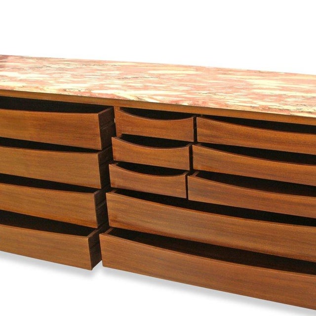 1950s 1950s Vintage Paul McCobb Credenza or Server From the Irwin Collection - Numbered For Sale - Image 5 of 12