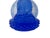 Blue Frosted Crystal Glass Lotus Base 2 Sides Bodhisattva Guanyin Figure For Sale - Image 10 of 11