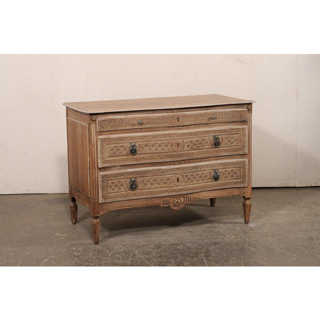 Italian Late 18th C. Italian Finely Carved Chest For Sale - Image 3 of 11