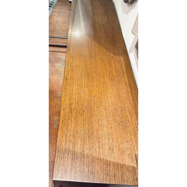 Revelation Modern Art Deco Style Tiger Eye Door Chest For Sale - Image 4 of 7