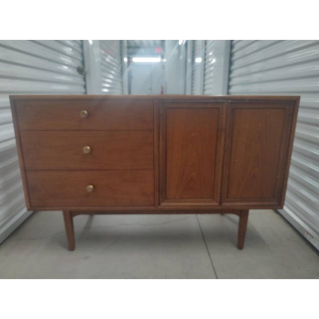 Drexel Declaration Drexel Declaration Mid-Century Buffet With Light and Hutch For Sale - Image 4 of 12