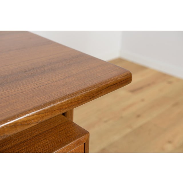Mid-Century Modern Freestanding Teak Desk by Kai Kristiansen for Feldballes Møbelfabrik, 1960s For Sale - Image 11 of 17