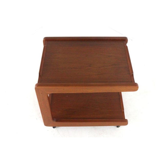 Vintage Danish Teak Trolley For Sale - Image 13 of 16