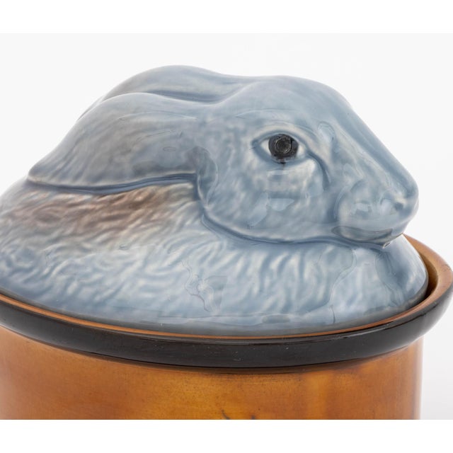 Polychrome Glazed Ceramic Game Pie Dishes, 2 For Sale - Image 9 of 13