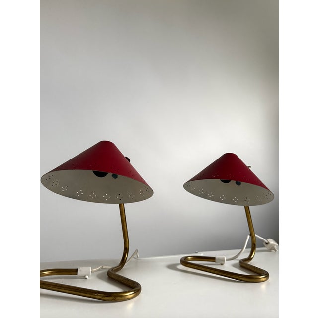 Table Lamps attributed to Erik Wärnå for Gnosjö, 1940s, Set of 2 For Sale - Image 3 of 9