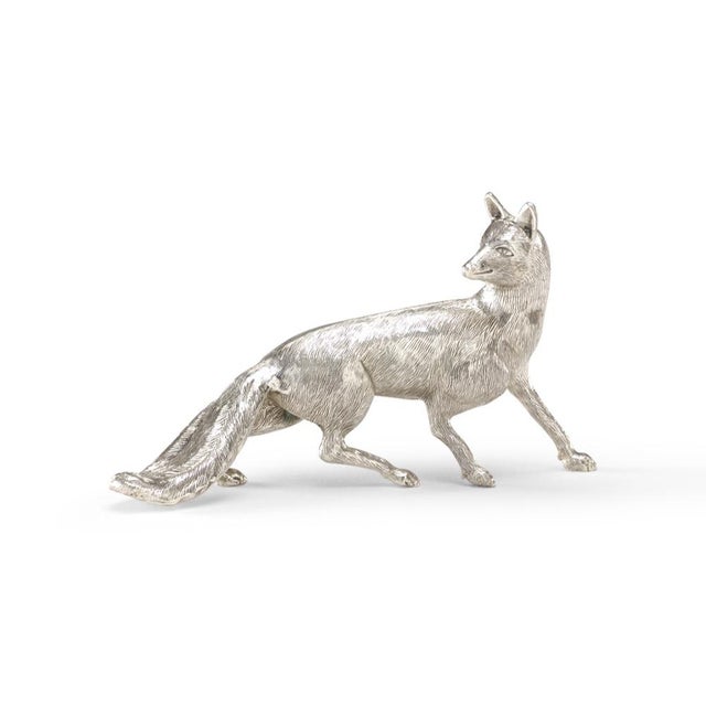 Known for being clever and attractive, silver fox accent lives up to its name. This stunning fox is crafted of cast brass...