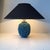 Mid-Century Modern Chamotte Ceramic Turquoise Table Lamp by Gunnar Nylund for Rorstrand, 1950s For Sale - Image 3 of 11