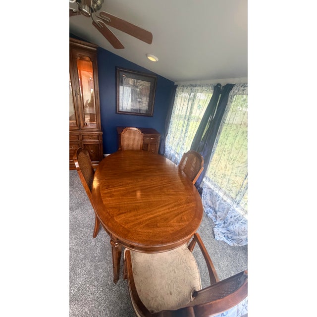 Offered is a rare, museum-quality dining suite from the esteemed White Furniture Company of Mebane, North Carolina....