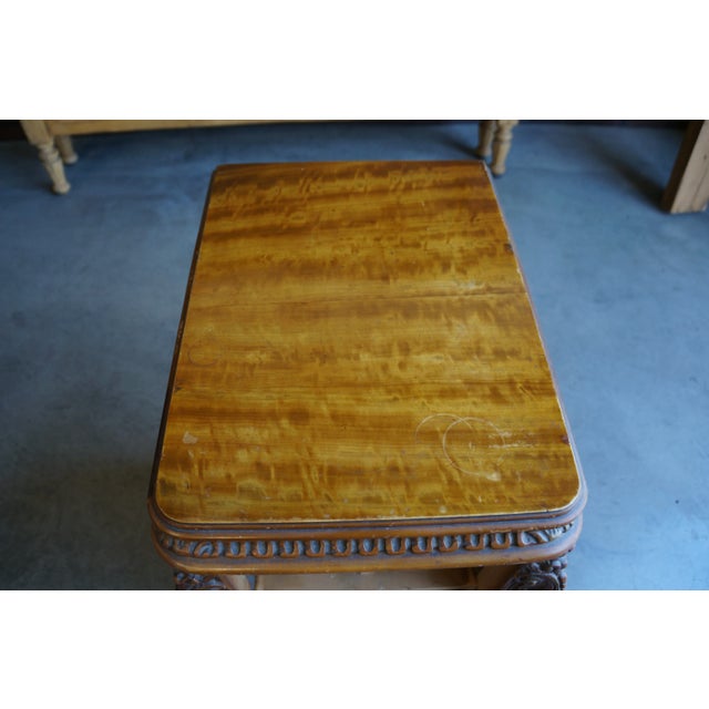 Wood Antique French Provincial Style Nightstands - a Pair For Sale - Image 7 of 7