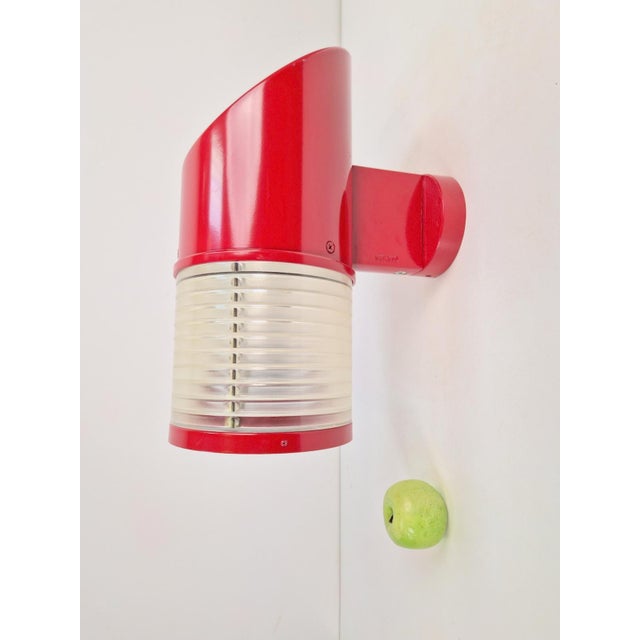 1990s Postmodern Lipstick Outdoor Wall Lamp from Lexus, Germany, 1990s For Sale - Image 5 of 18