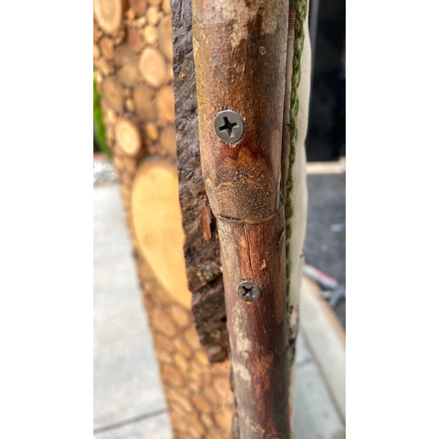 Metal 1970s Postmodern Karl Springer Style Brass Z Console Table Base For Sale - Image 7 of 7