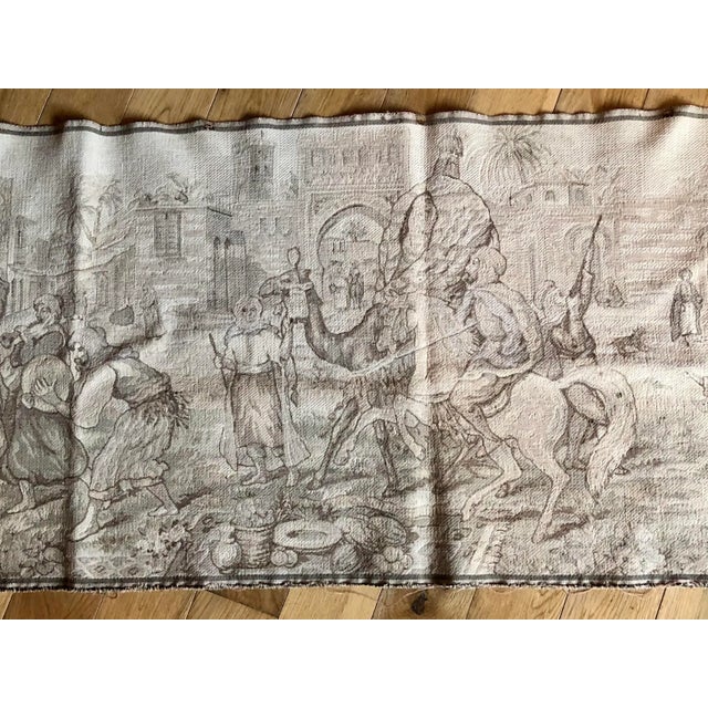 1970s Moroccan Aubusson Tapestry Textile / Art For Sale - Image 15 of 18