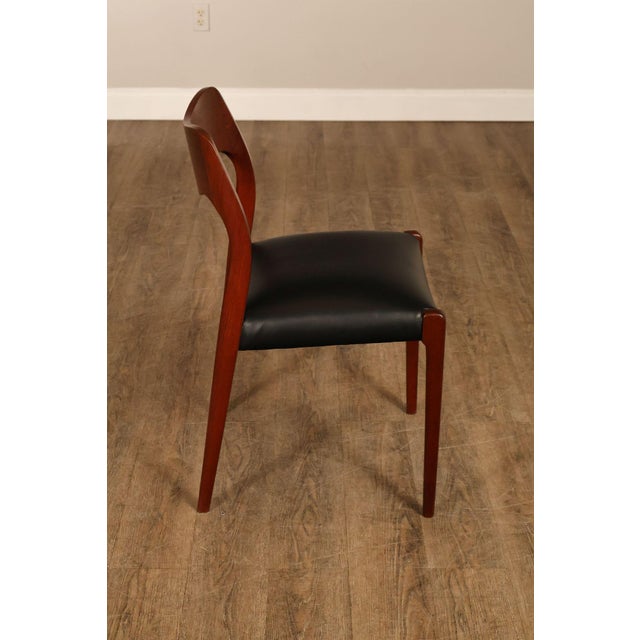 J.L. Møller Set Of Four Model 71 Teak Dining Chairs For Sale - Image 16 of 18