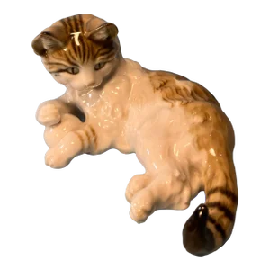 Lorenz Hutschenreuther Porcelain Cat Figurine # 2050