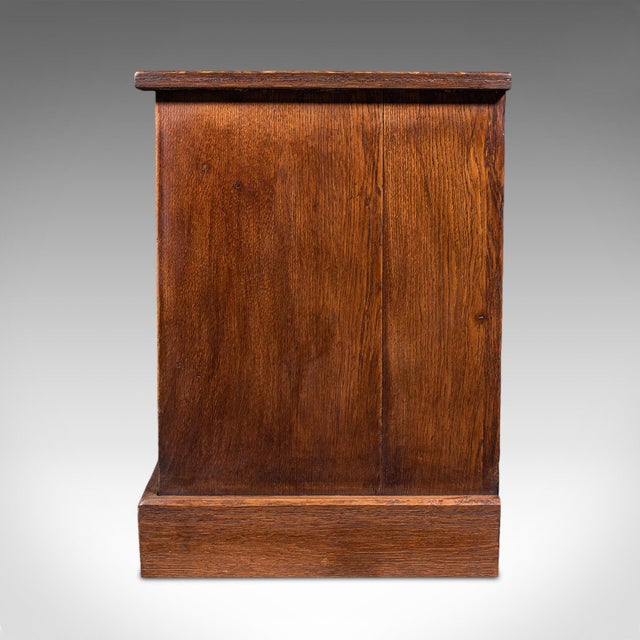 Large Antique Dresser Base, English, Oak, Gothic Revival, Window Seat, Victorian For Sale - Image 6 of 12