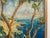 Vintage Mid Twentieth Century Postimpressionist " Stupiste, Komiza " Framed Original Adriatic Seascape Impasto Oil Painting For Sale - Image 14 of 18