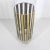 Mid Century Modern Cocktail Mixer With Stir Stick Culver 24k Gold and Black Striped Glass, Signed For Sale - Image 11 of 11