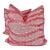 Set of Two Woven Textural Rich Pink Pillows/ Kathryn Ireland “Moroccan Weave” Woven Textile With Down/ Feather Fill For Sale