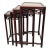 Wood Oriental Hardwood Nesting Tables, 1870, Set of 4 For Sale - Image 7 of 12